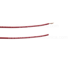 CONDUTTORE ISOLATO AWG24 ROSSO 0,20MM FILO FLESSIBILE