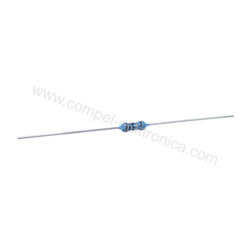 RESISTENZA STRATO METALLICO 1/4 W 27 OHM 1%