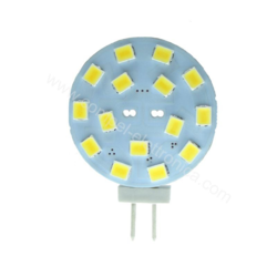 LAMPADINA A LED G4 10-30V 2W 4K 12 LED VERTICALE