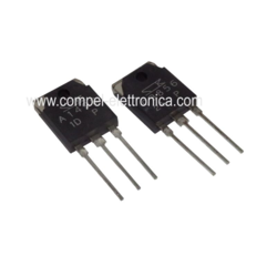 COPPIA 2SA1492 2SC3856 A1492 C3856 P/N 180V 15A 130W 20Mhz TO-3P